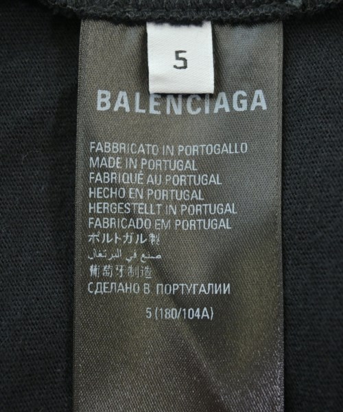 BALENCIAGA（バレンシアガ）Tシャツ・カットソー 黒 サイズ:5(XXL位) メンズ/2200631447016