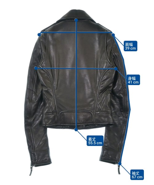 BALENCIAGA（バレンシアガ）ライダース 黒 サイズ:36(XS位) レディース/2200631516071