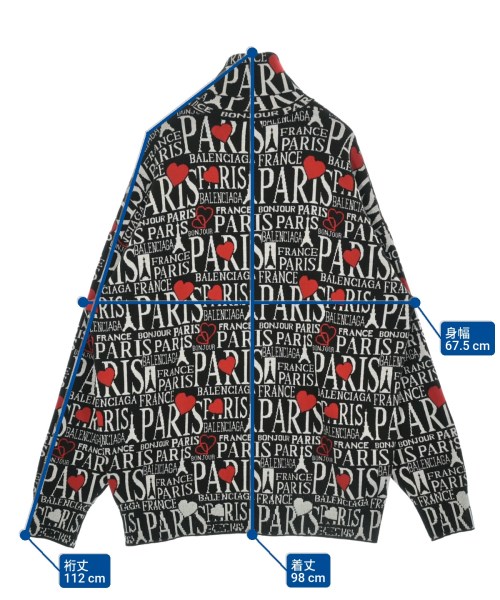 BALENCIAGA（バレンシアガ）ニット・セーター 黒 サイズ:L メンズ/2200631537014