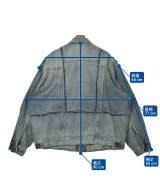 BALENCIAGA（バレンシアガ）デニムジャケット 青 サイズ:4(XL位) メンズ/2200631767220