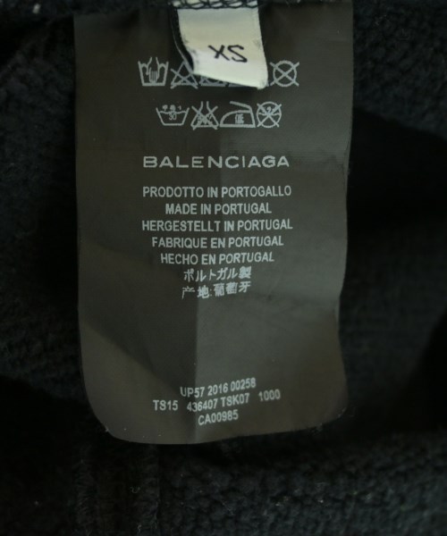 BALENCIAGA（バレンシアガ）パーカー 黒 サイズ:XS レディース/2200632318049