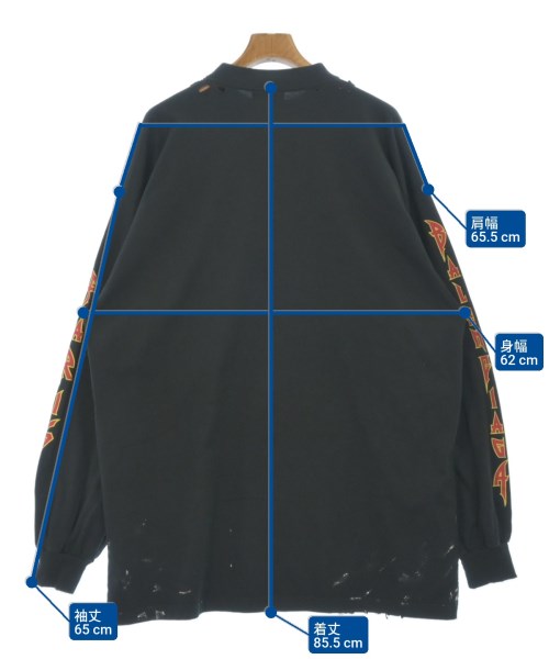 BALENCIAGA（バレンシアガ）Tシャツ・カットソー 黒 サイズ:2(M位) メンズ/2200632482092