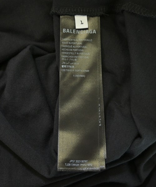 BALENCIAGA（バレンシアガ）Tシャツ・カットソー 黒 サイズ:L メンズ/2200632482108