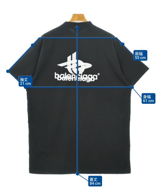 BALENCIAGA（バレンシアガ）Tシャツ・カットソー 黒 サイズ:L メンズ/2200632482108