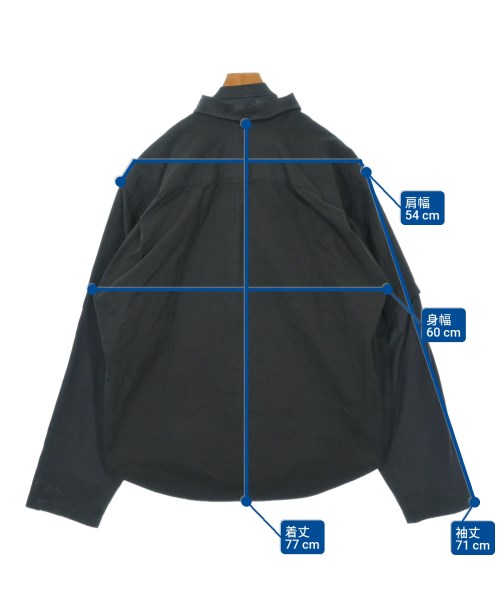 BALENCIAGA（バレンシアガ）カジュアルシャツ 黒 サイズ:2(M位) メンズ/2200633784294