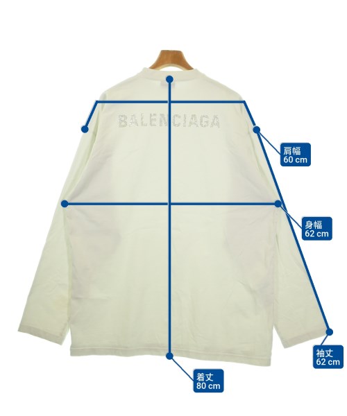 BALENCIAGA（バレンシアガ）Tシャツ・カットソー 白 サイズ:2(M位) メンズ/2200633784317