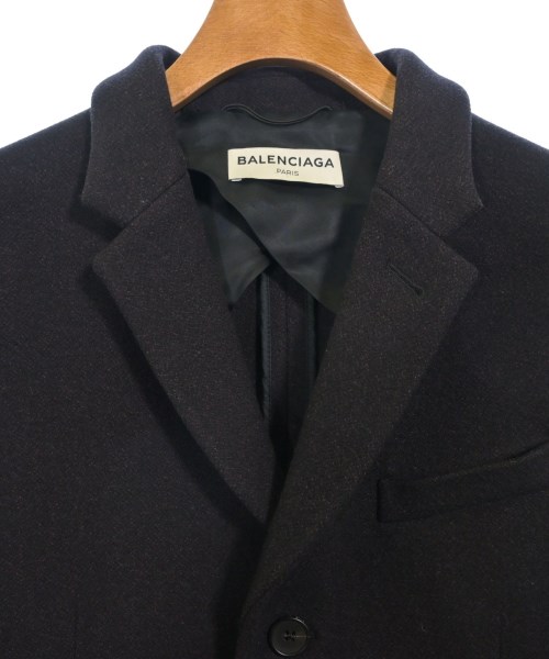 BALENCIAGA（バレンシアガ）チェスターコート 黒 サイズ:44(S位) メンズ/2200634259012