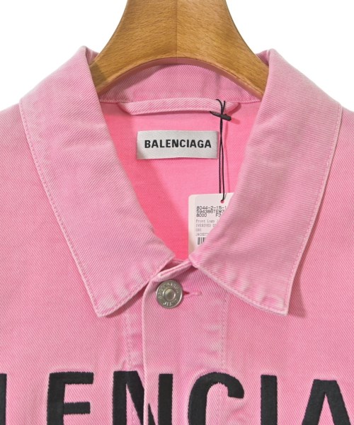 BALENCIAGA（バレンシアガ）デニムジャケット ピンク サイズ:34(XXS位) レディース/2200634475016