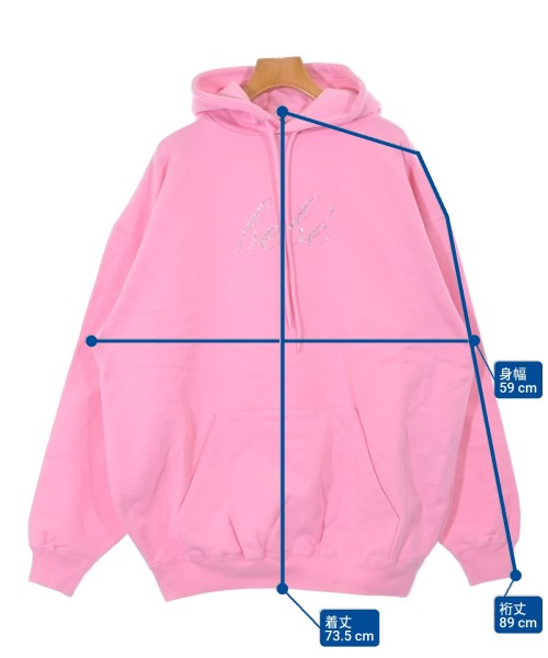 BALENCIAGA（バレンシアガ）パーカー ピンク サイズ:S レディース/2200634534058