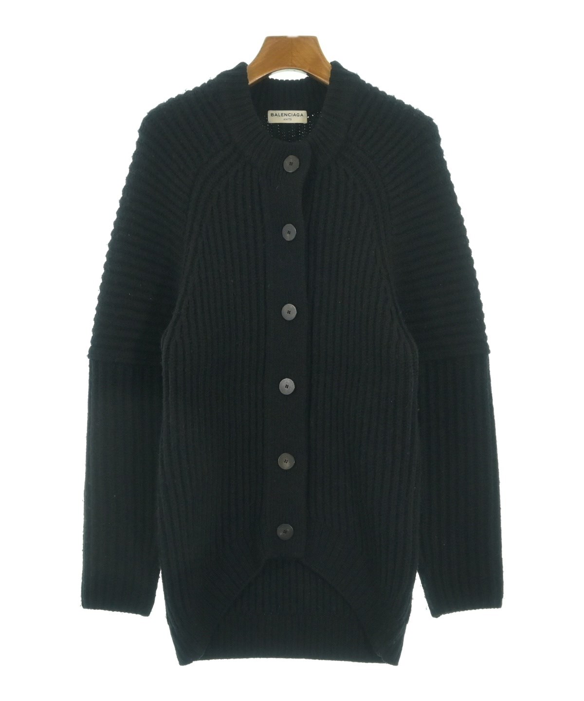 BALENCIAGA カーディガン XS ブラック BALENCIAGA（バレンシアガ）カーディガン 黒 サイズ:34(XS位