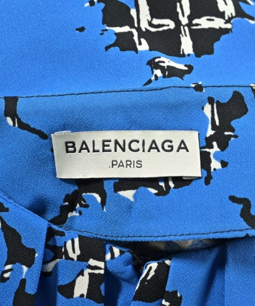 BALENCIAGA（バレンシアガ）ブラウス 青 サイズ:34(XXS位) レディース/2200600582076