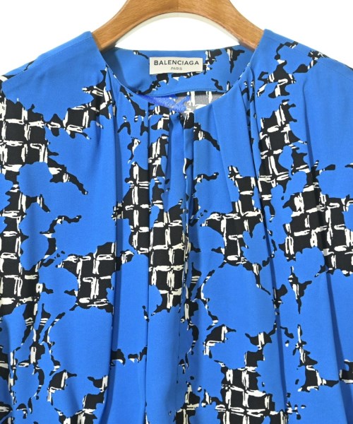 BALENCIAGA（バレンシアガ）ブラウス 青 サイズ:34(XXS位) レディース/2200600582076