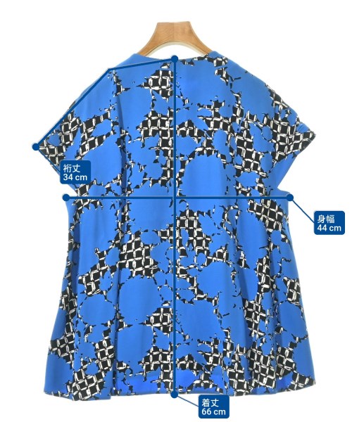 BALENCIAGA（バレンシアガ）ブラウス 青 サイズ:34(XXS位) レディース/2200600582076