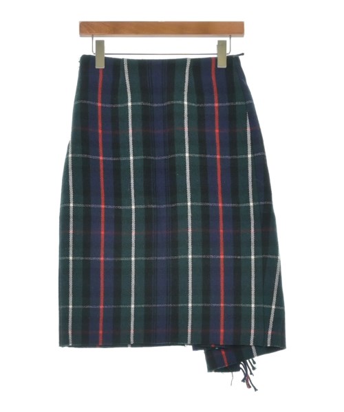 BALENCIAGA（バレンシアガ）ひざ丈スカート 緑 サイズ:34(XXS位) レディース/2200614771015