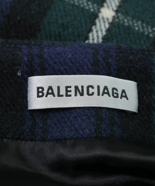 BALENCIAGA（バレンシアガ）ひざ丈スカート 緑 サイズ:34(XXS位) レディース/2200614771015
