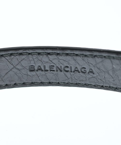BALENCIAGA（バレンシアガ）ブレスレット・バングル 黒 サイズ:- メンズ/2200615428079