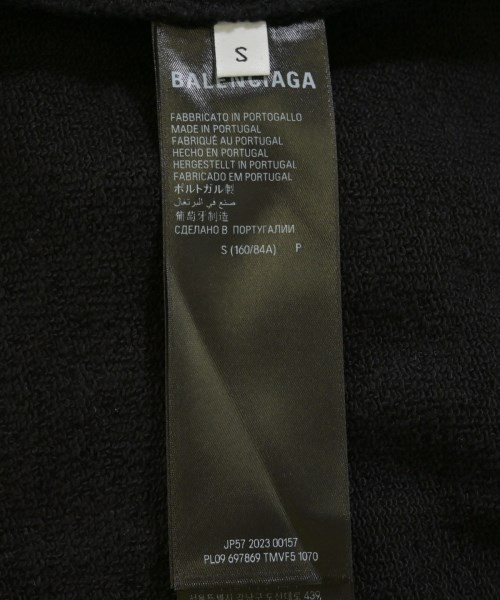 BALENCIAGA（バレンシアガ）スウェット 黒 サイズ:S メンズ/2200615744018