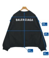 BALENCIAGA（バレンシアガ）スウェット 黒 サイズ:S メンズ/2200615744018