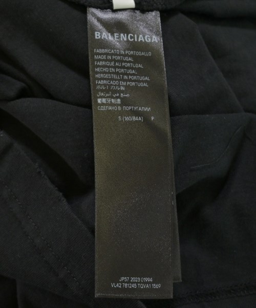 BALENCIAGA（バレンシアガ）Tシャツ・カットソー 黒 サイズ:S メンズ/2200615744049