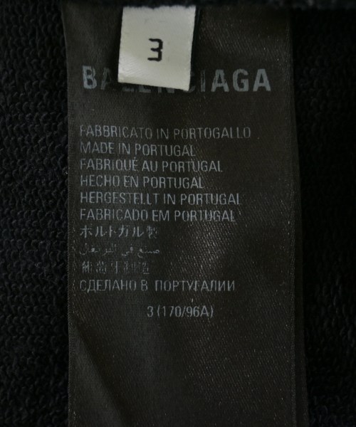 BALENCIAGA（バレンシアガ）パーカー 黒 サイズ:3(L位) メンズ/2200615759012
