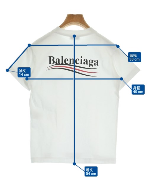 BALENCIAGA（バレンシアガ）Tシャツ・カットソー 白 サイズ:XS レディース/2200616479025