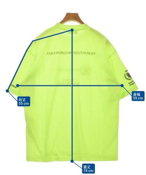 BALENCIAGA（バレンシアガ）Tシャツ・カットソー 黄 サイズ:M メンズ/2200616582039