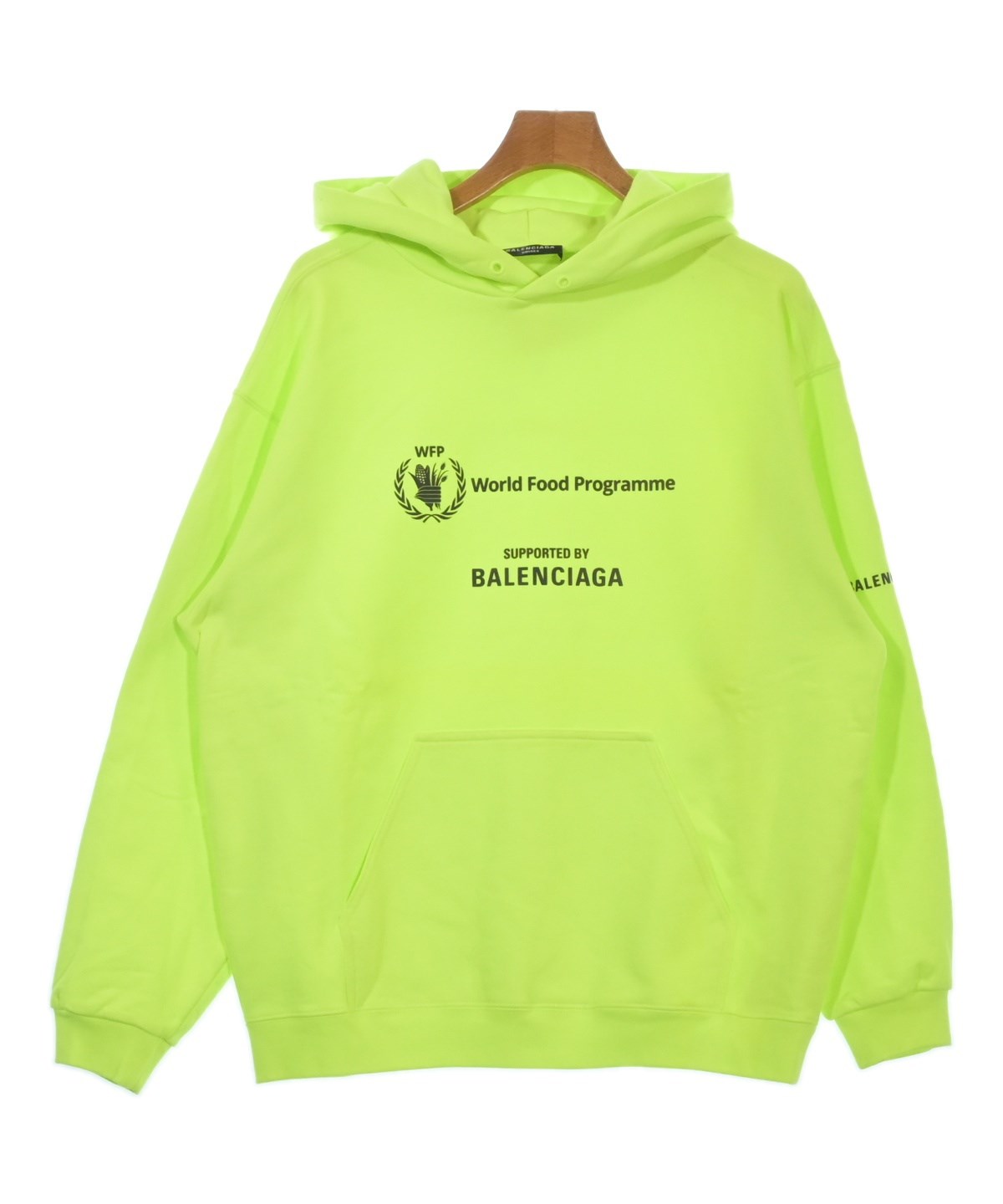 BALENCIAGA（バレンシアガ）パーカー 黄 サイズ:M メンズ 
