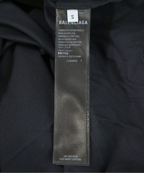 BALENCIAGA（バレンシアガ）Tシャツ・カットソー 黒 サイズ:S メンズ/2200616582077