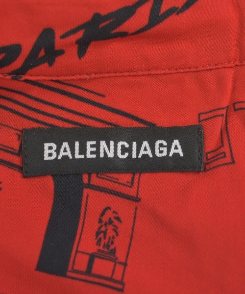 BALENCIAGA（バレンシアガ）カジュアルシャツ 赤 サイズ:40(L位) メンズ/2200616637104