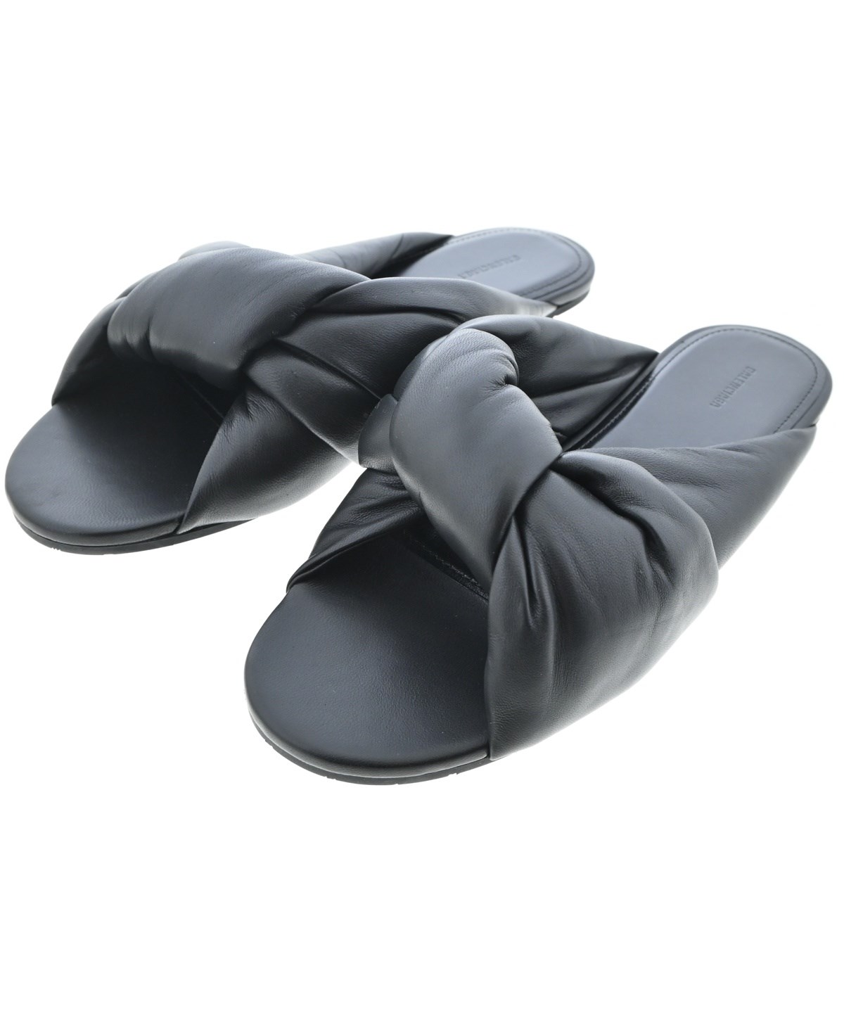 バレンシアガ サンダル 39 BALENCIAGA（バレンシアガ）サンダル 黒 サイズ:EU39(25.5cm位