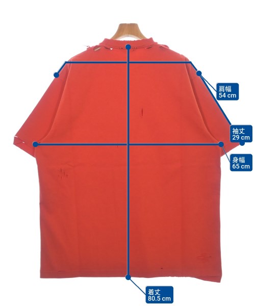 BALENCIAGA（バレンシアガ）Tシャツ・カットソー 赤 サイズ:S メンズ/2200616788011