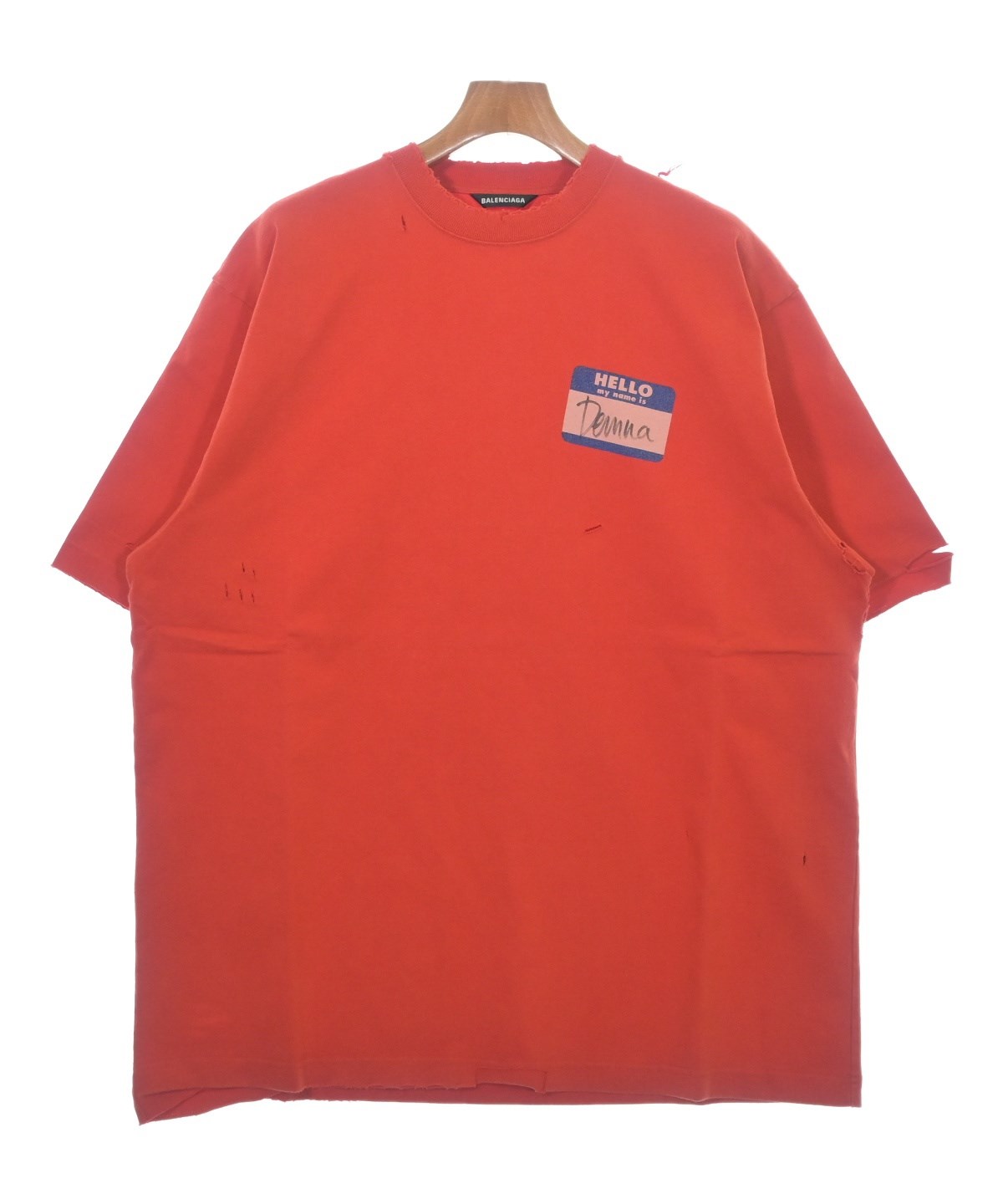 BALENCIAGA Tシャツ バレンシアガ BALENCIAGA（バレンシアガ）Tシャツ・カットソー 赤 サイズ:S メンズ