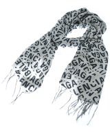 BALENCIAGA（バレンシアガ）ストール 白 サイズ:- レディース/2200617112334