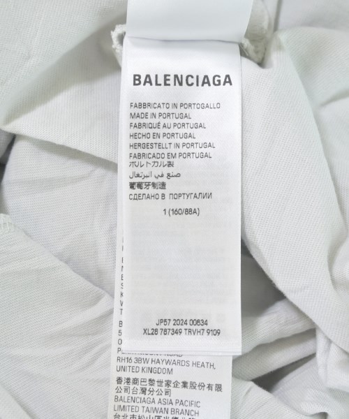 BALENCIAGA（バレンシアガ）Tシャツ・カットソー グレー サイズ:L メンズ/2200618195084