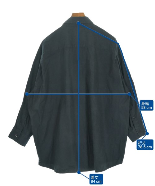 BALENCIAGA（バレンシアガ）カジュアルシャツ 紺 サイズ:39(M位) メンズ/2200618452033