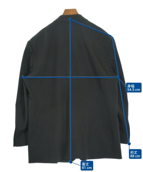 BALENCIAGA（バレンシアガ）テーラードジャケット 黒 サイズ:44(S位) メンズ/2200618452057