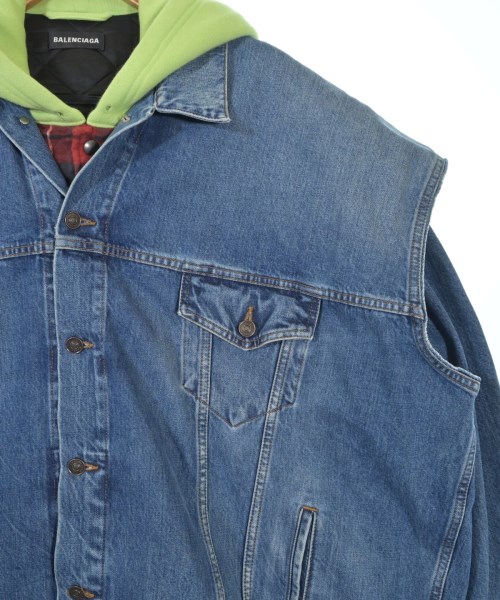 BALENCIAGA（バレンシアガ）デニムジャケット 青 サイズ:50(XL位) メンズ/2200618479016