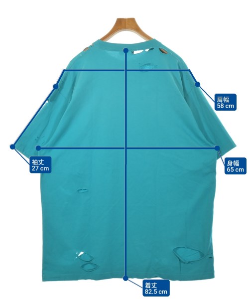 BALENCIAGA（バレンシアガ）Tシャツ・カットソー 青 サイズ:M メンズ/2200618827121