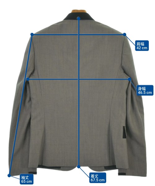 BALENCIAGA（バレンシアガ）ジャケット グレー サイズ:48(L位) メンズ/2200619272029