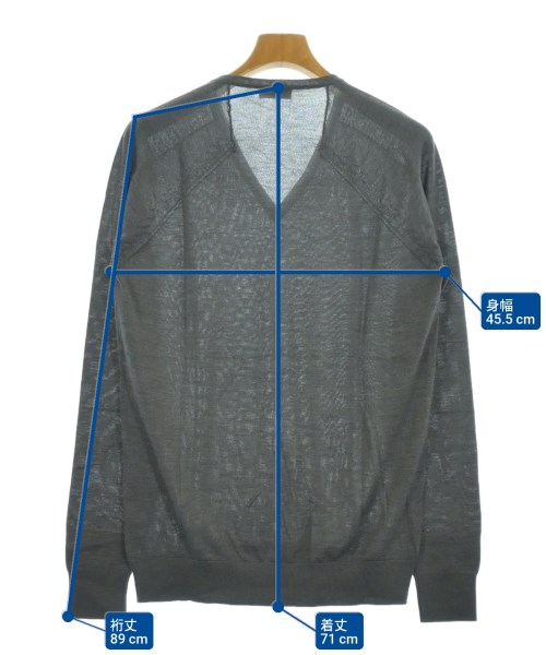 BALENCIAGA（バレンシアガ）ニット・セーター グレー サイズ:S メンズ/2200619272074