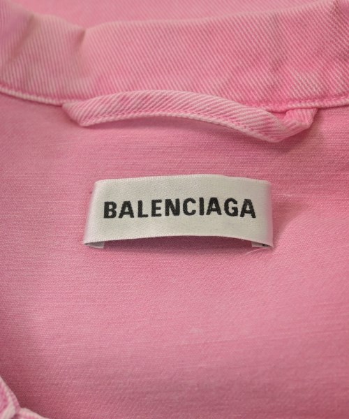 BALENCIAGA（バレンシアガ）デニムジャケット ピンク サイズ:36(XS位) メンズ/2200619324018