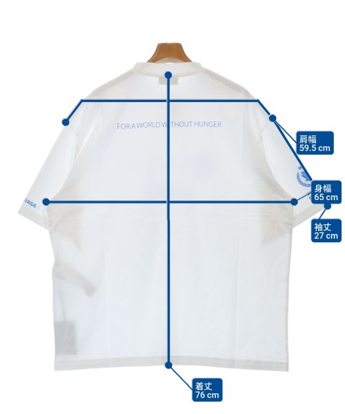 BALENCIAGA（バレンシアガ）Tシャツ・カットソー 白 サイズ:XXL メンズ/2200619324117