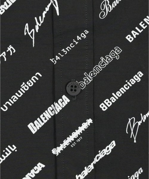 BALENCIAGA（バレンシアガ）カジュアルシャツ 黒 サイズ:37(XS位) メンズ/2200619324148