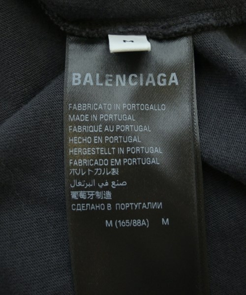 BALENCIAGA（バレンシアガ）Tシャツ・カットソー 黒 サイズ:M メンズ/2200619847111