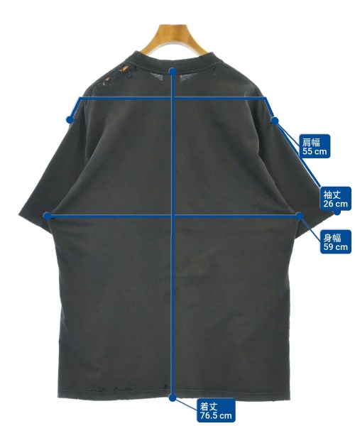 BALENCIAGA（バレンシアガ）Tシャツ・カットソー 黒 サイズ:M メンズ/2200619847111