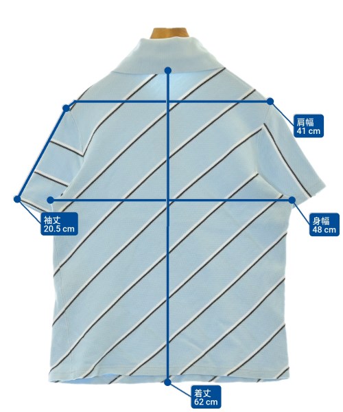 BALENCIAGA（バレンシアガ）ポロシャツ 青 サイズ:XS メンズ/2200619980061