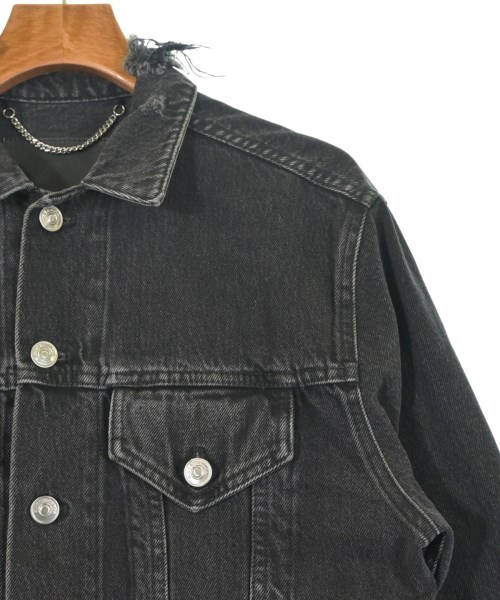 BALENCIAGA（バレンシアガ）デニムジャケット 黒 サイズ:44(S位) メンズ/2200609980538