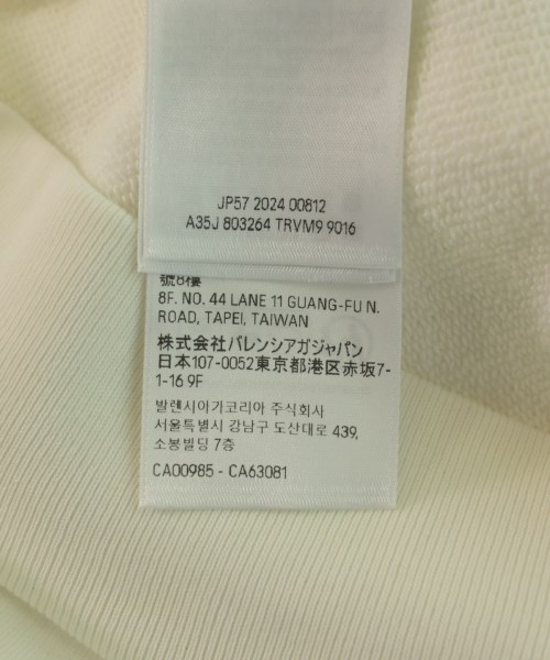 BALENCIAGA（バレンシアガ）パーカー 白 サイズ:S メンズ/2200620243018