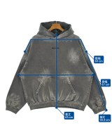 BALENCIAGA（バレンシアガ）パーカー グレー サイズ:M メンズ/2200620155052