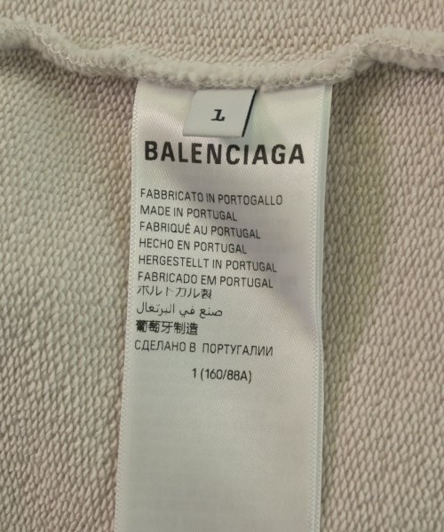 BALENCIAGA（バレンシアガ）パーカー ベージュ サイズ:L メンズ/2200620155069